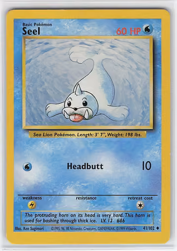 Seel — Base Set · #41 · Englisch, Vorderseite