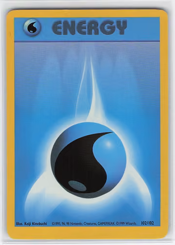 Water Energy — Base Set · #102 · Englisch, Vorderseite
