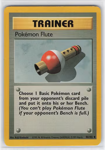 Pokémon Flute — Base Set · #86 · Englisch, Vorderseite