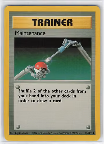 Maintenance — Base Set · #83 · Englisch, Vorderseite