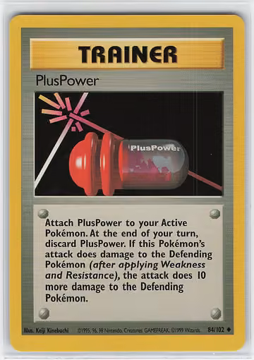 PlusPower — Base Set · #84 · Englisch, Vorderseite