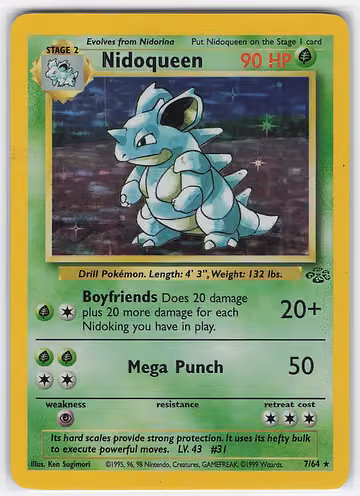 Nidoqueen — Jungle · #7 · Englisch, Vorderseite