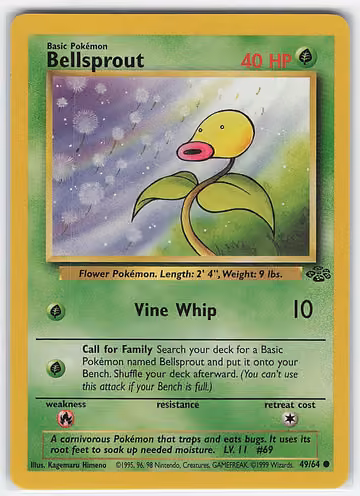Bellsprout — Jungle · #49 · Englisch, Vorderseite