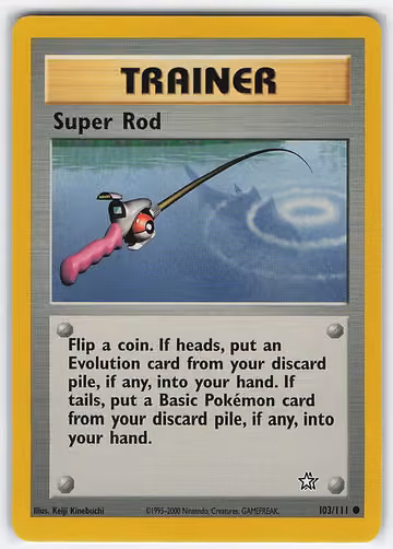 Super Rod — Neo Genesis · #103 · Englisch, Vorderseite
