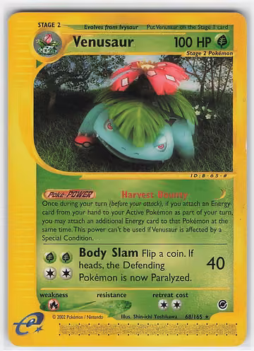 Venusaur — Expedition · #68 · Englisch, Vorderseite