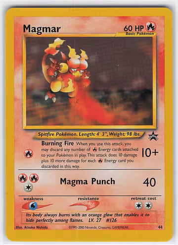 Magmar — Wizards Black Star Promos · #44 · Englisch, Vorderseite