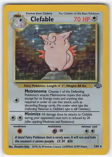 Clefable — Jungle · #1 · Englisch, Vorderseite