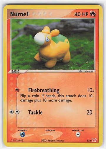 Numel — EX Trainer Kit Latias · #5 · Englisch, Vorderseite
