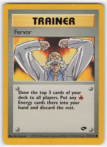 Fervor — Gym Challenge · #124 · Englisch, Vorderseite
