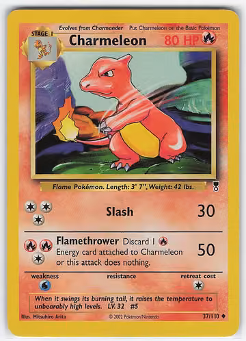 Charmeleon — Legendary Collection · #37 · Englisch, Vorderseite