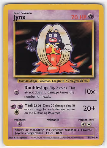Jynx — Base Set · #31 · Englisch, Vorderseite