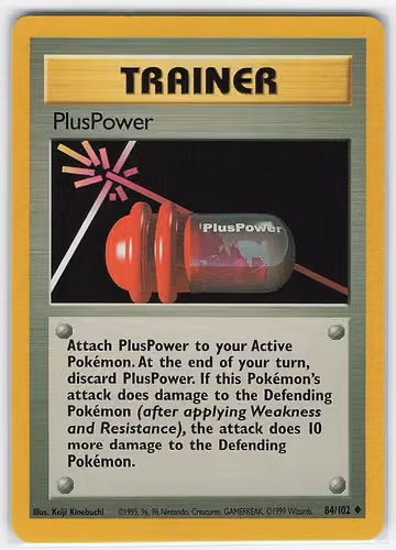 PlusPower — Base Set · #84 · Englisch, Vorderseite
