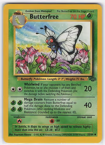 Butterfree — Jungle · #33 · Englisch, Vorderseite