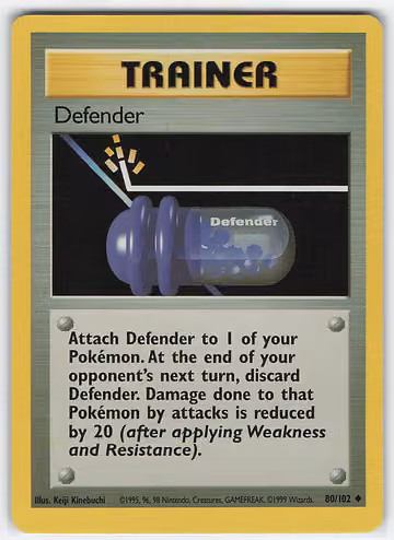 Defender — Base Set · #80 · Englisch, Vorderseite