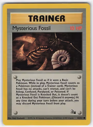 Mysterious Fossil — Fossil · #62 · Englisch, Vorderseite
