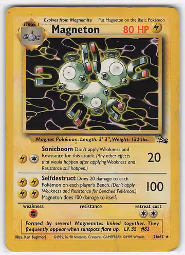 Magneton — Fossil · #26 · Englisch, Vorderseite