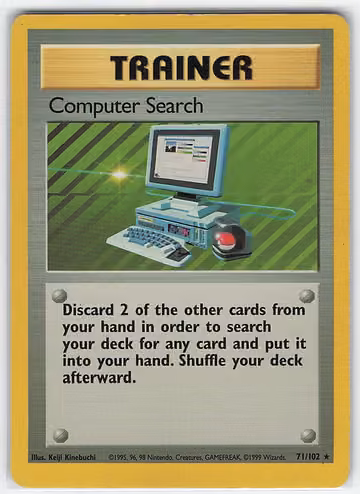 Computer Search — Base Set · #71 · Englisch, Vorderseite