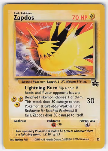 Articuno — Wizards Black Star Promos · #22 · Englisch, Vorderseite
