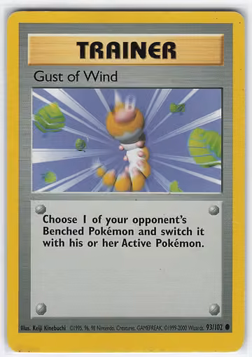 Gust of Wind — Base Set · #93 · Englisch, Vorderseite