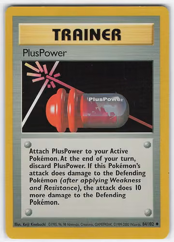 PlusPower — Base Set · #84 · Englisch, Vorderseite